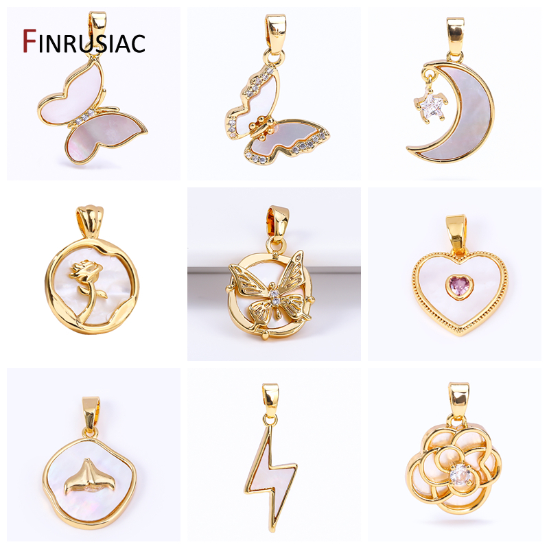 Butterfly Pendant Necklace - أحجار نجمية وقلبية عالية الجودة مطلية