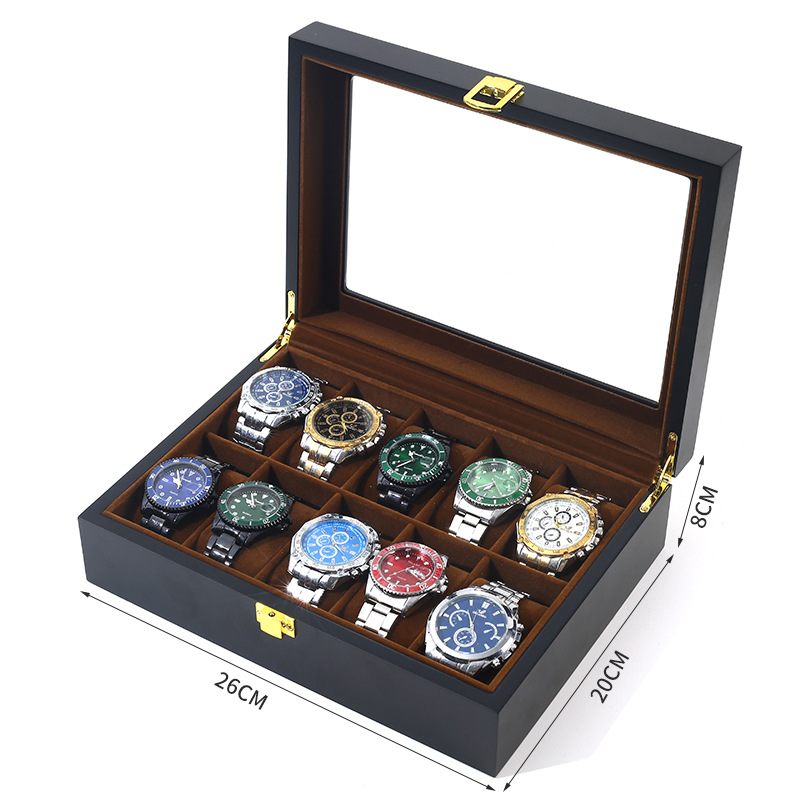 صندوق ساعة خشبي مصنوع يدويًا ، - مراجعة Jewelry Box That Holds Watches وسعره