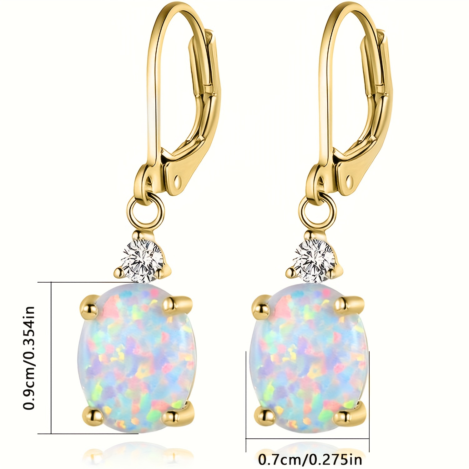 بوهو شيك |   هدية أنيقة لعيد ا - مراجعة Opal Earrings Dangle وسعره