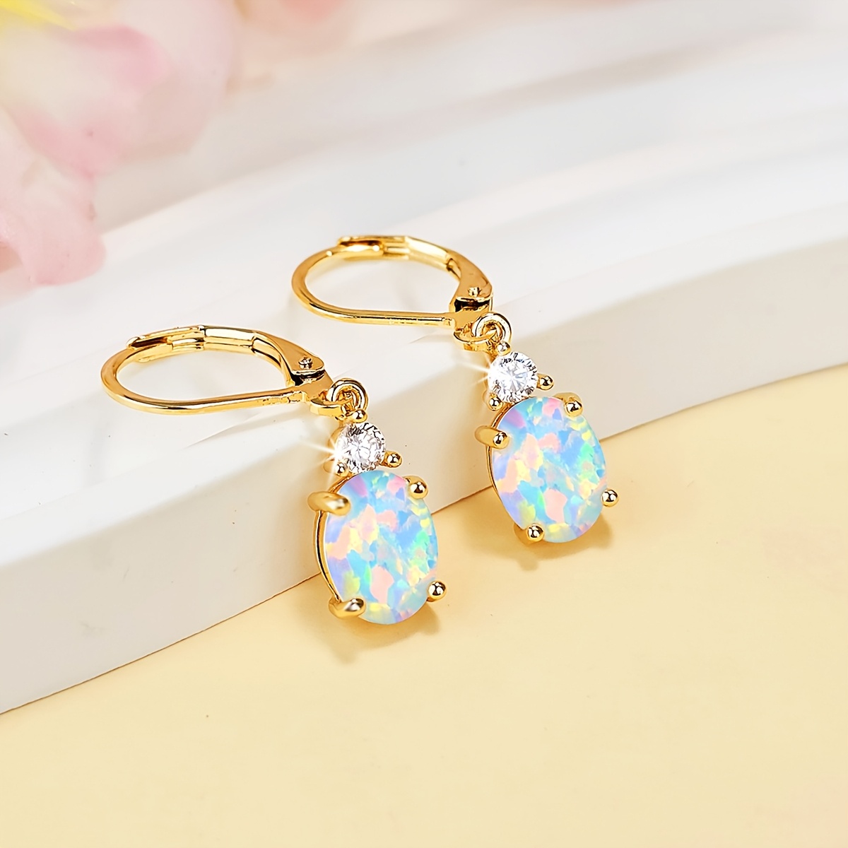 بوهو شيك |   هدية أنيقة لعيد ا - مراجعة Opal Earrings Dangle وسعره