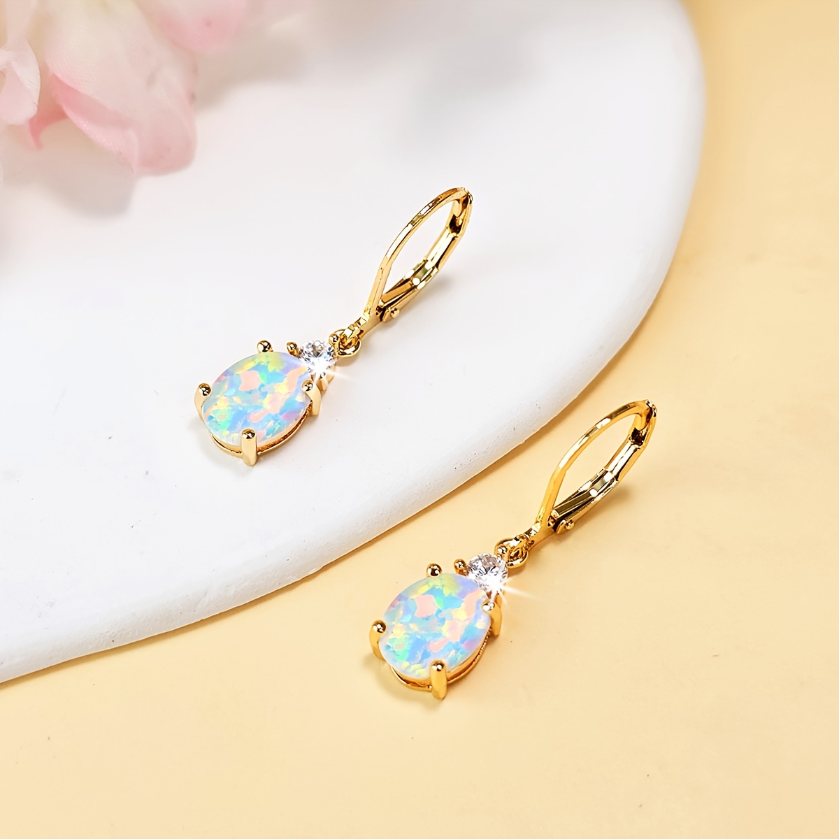 بوهو شيك |   هدية أنيقة لعيد ا - مراجعة Opal Earrings Dangle وسعره