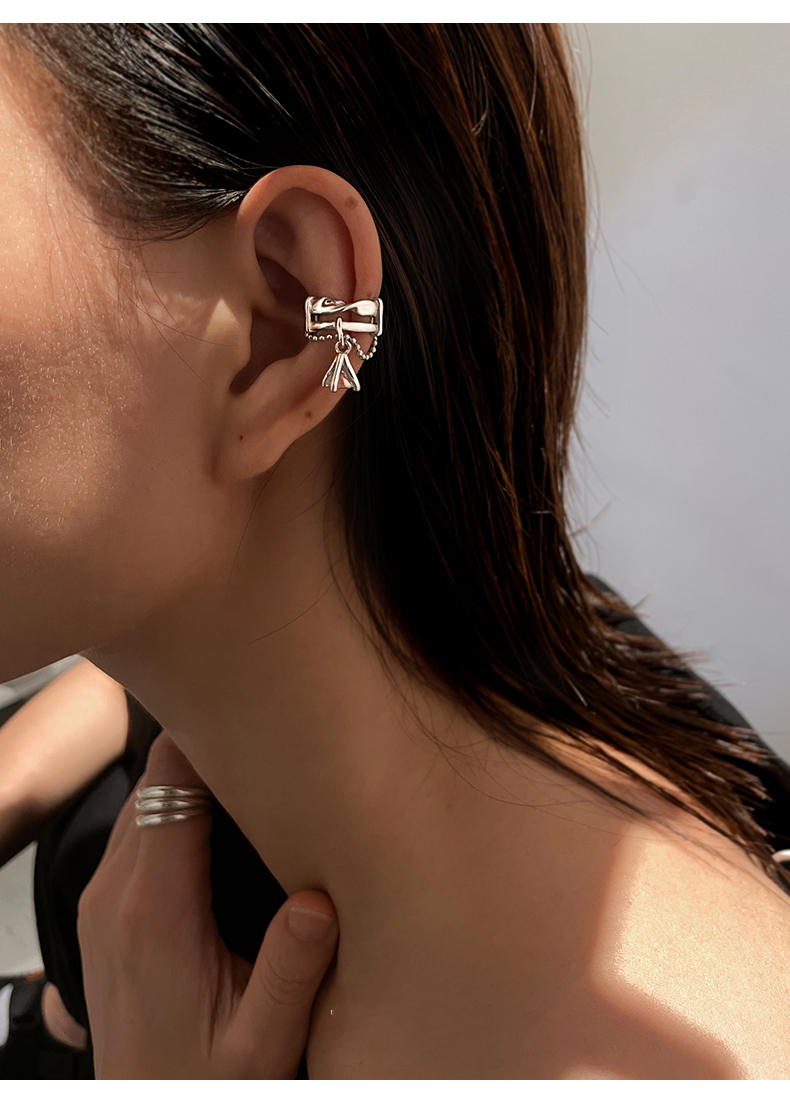 F.I.N.S 1 قطعة الأقراط الكورية - مراجعة Ear Cuff No Piercing وسعره