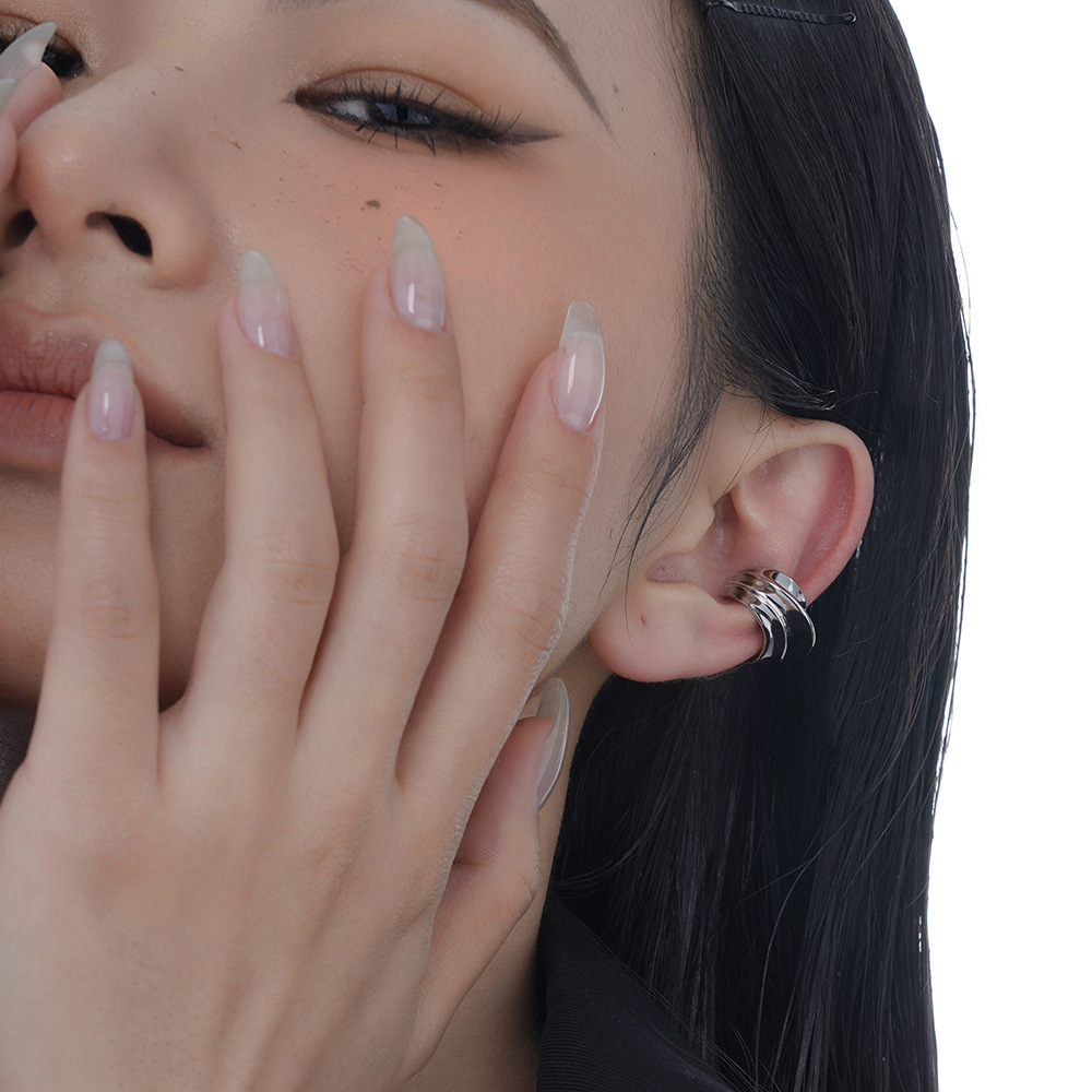 F.I.N.S 1 قطعة مبالغ فيها واسع - مراجعة Ear Cuff No Piercing وسعره