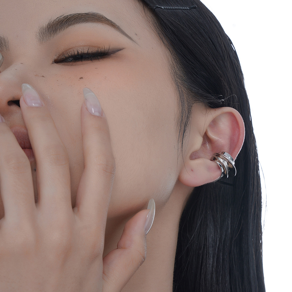 F.I.N.S 1 قطعة مبالغ فيها واسع - مراجعة Ear Cuff No Piercing وسعره