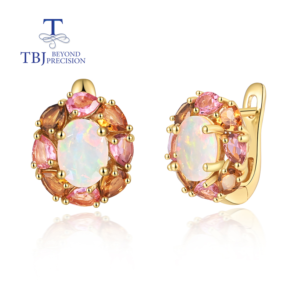 أقراط نسائية أنيقة من الأوبال  - مراجعة Opal Earrings Dangle وسعره