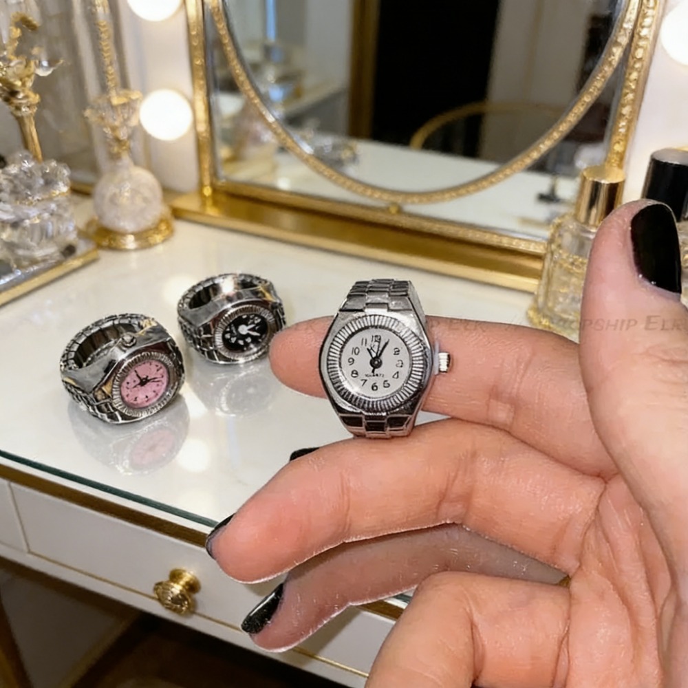 ساعة إصبع كوارتز بتصميم عتيق ل - مراجعة Vintage Jewelry Watches Women وسعره