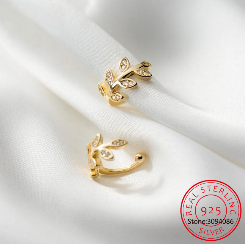 925 فضة الأذن الكفة للنساء الز - مراجعة Ear Cuff No Piercing وسعره