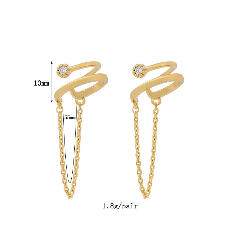 KEYOUNUO الذهب معبأ فضي اللون  - مراجعة Ear Cuff No Piercing وسعره