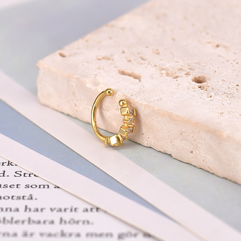 24k مطلية بالذهب والفضة غير ال - مراجعة Ear Cuff No Piercing وسعره