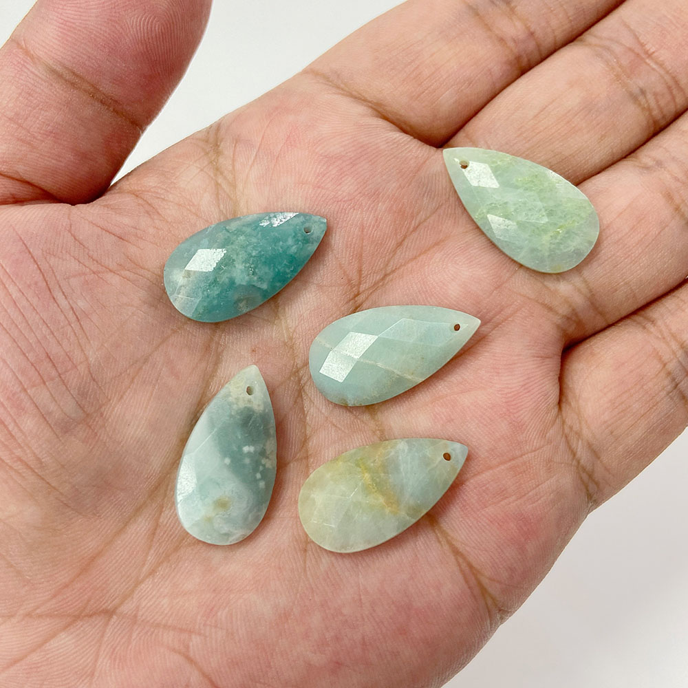 قطرة الماء الطبيعية الأوجه حجر - مراجعة Opal Earrings Dangle وسعره