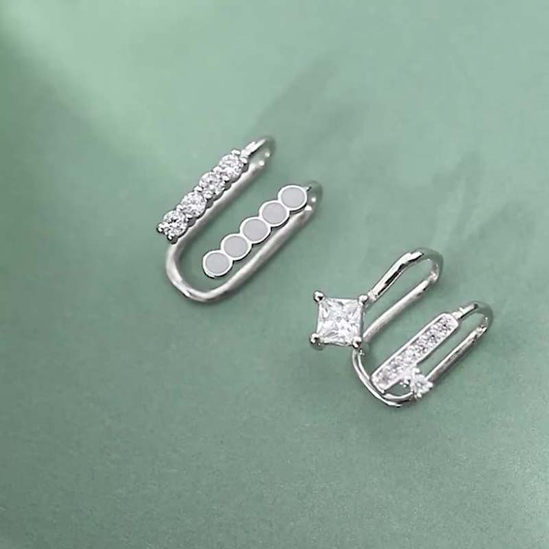 925 Sterling Silver Asymmetric - مراجعة Ear Cuff No Piercing وسعره
