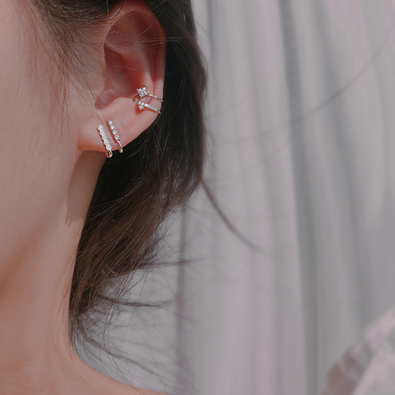 925 Sterling Silver Asymmetric - مراجعة Ear Cuff No Piercing وسعره