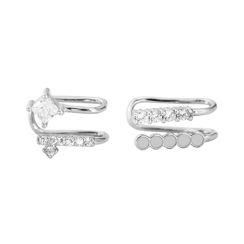 925 Sterling Silver Asymmetric - مراجعة Ear Cuff No Piercing وسعره