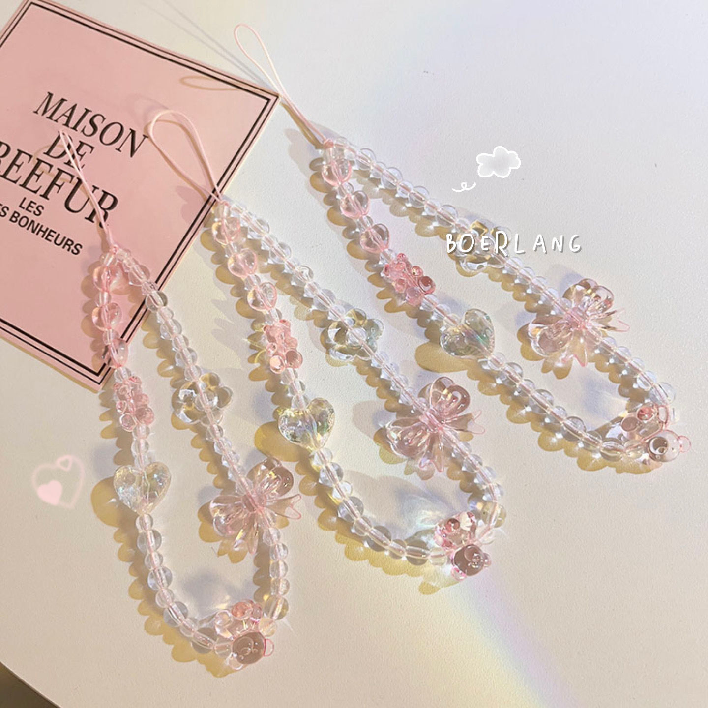 حبل تعليق للهاتف المحمول وسلسل - مراجعة Butterfly Pendant Necklace وسعره