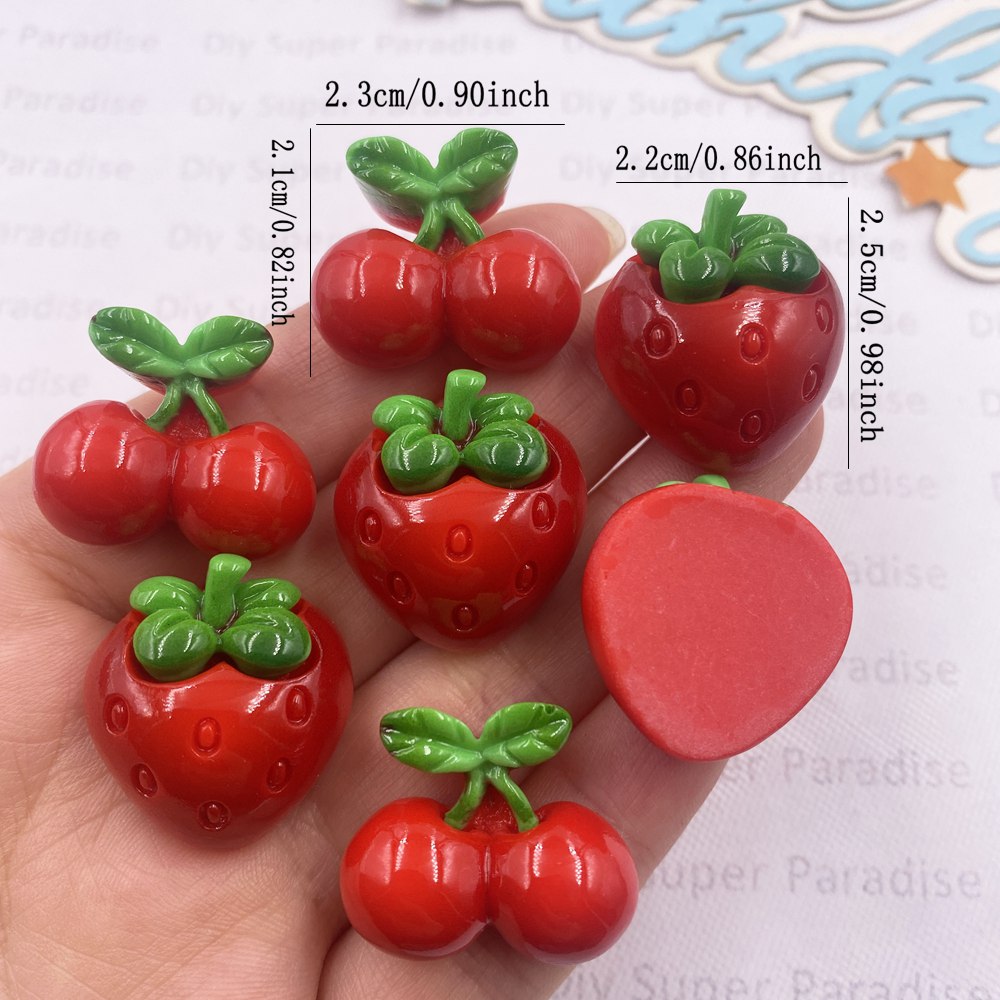 8 قطعة الراتنج Kawaii الملونة  - مراجعة Paradise Jewelry & Watches Llc Photos وسعره