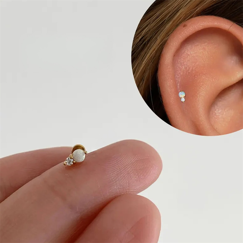 أقراط AIDE من الفضة الإسترليني - مراجعة Opal Earrings Dangle وسعره