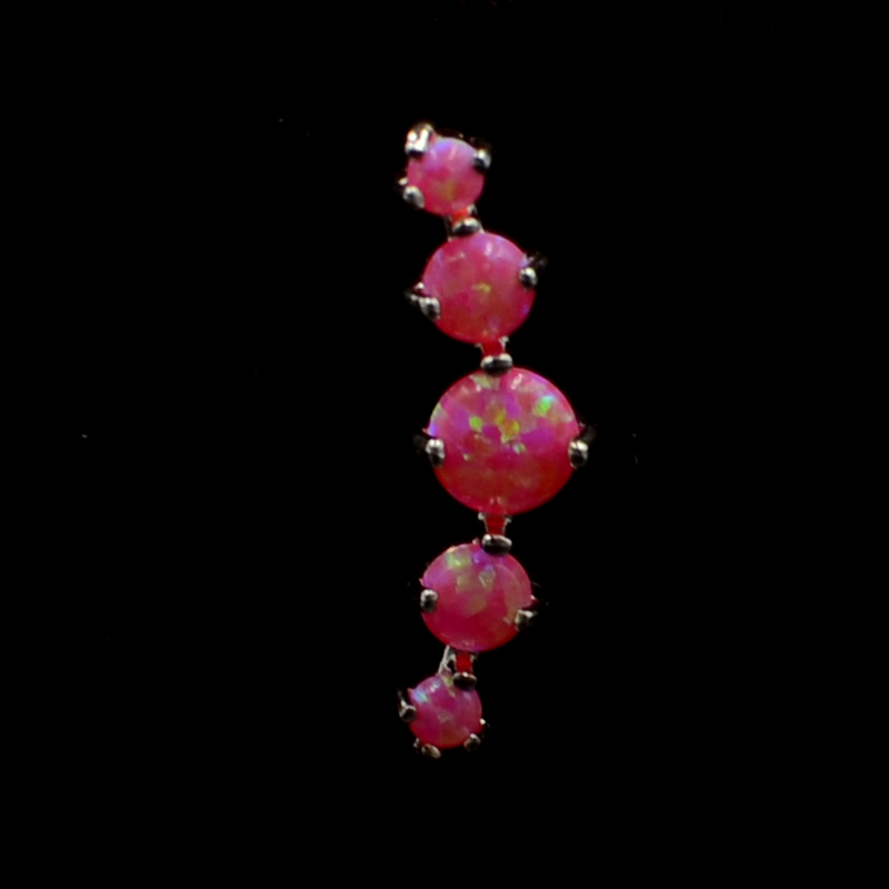 CHUANCI 1 قطعة الفولاذ المقاوم - مراجعة Opal Earrings Dangle وسعره