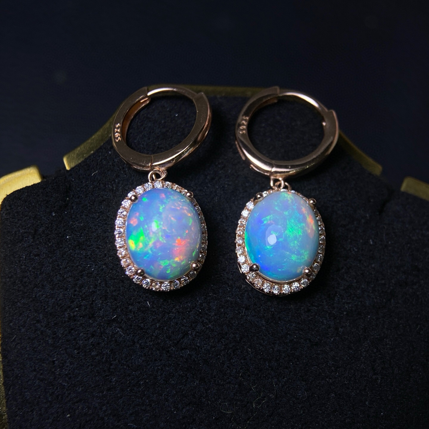 أقراط متدلية من الأوبال الطبيع - مراجعة Opal Earrings Dangle وسعره