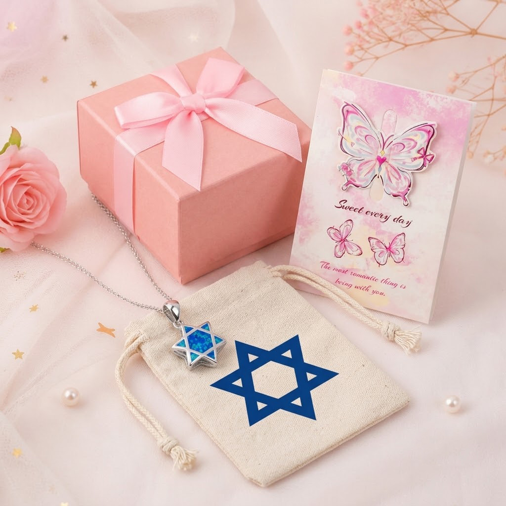 قلادة نجمة داود من حجر الأوبال - مراجعة Jewelry & Watches Spółka Z Ograniczoną Odpowiedzialnością Sp Z Oo وسعره