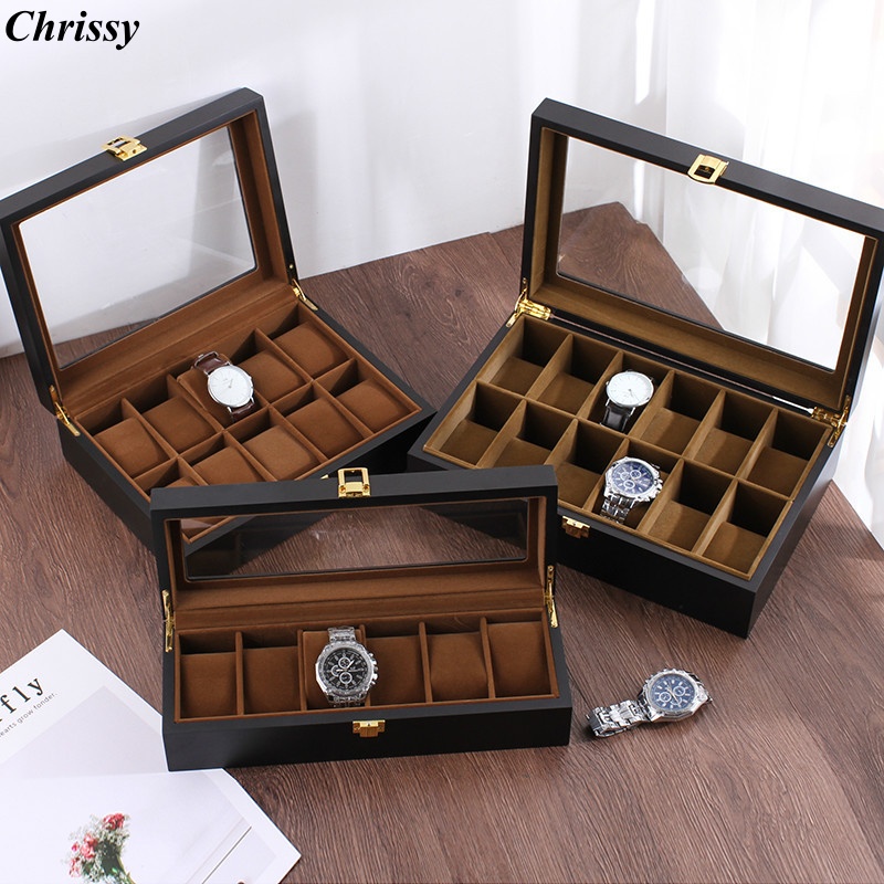 اليدوية الفاخرة خشبية 6/10/12  - مراجعة Jewelry Box That Holds Watches وسعره