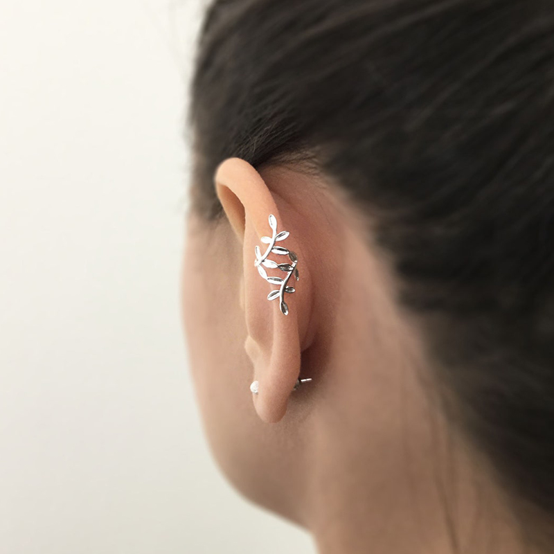 1 قطعة مطلي 24K الذهب خمر الإب - مراجعة Ear Cuff No Piercing وسعره