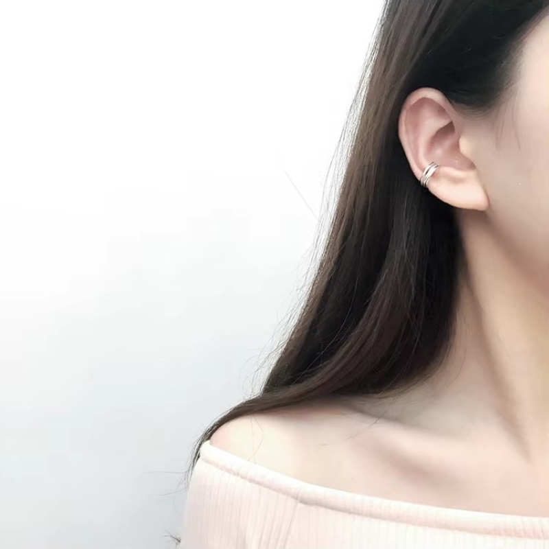 REETI 925 فضة كليب على أقراط ا - مراجعة Ear Cuff No Piercing وسعره