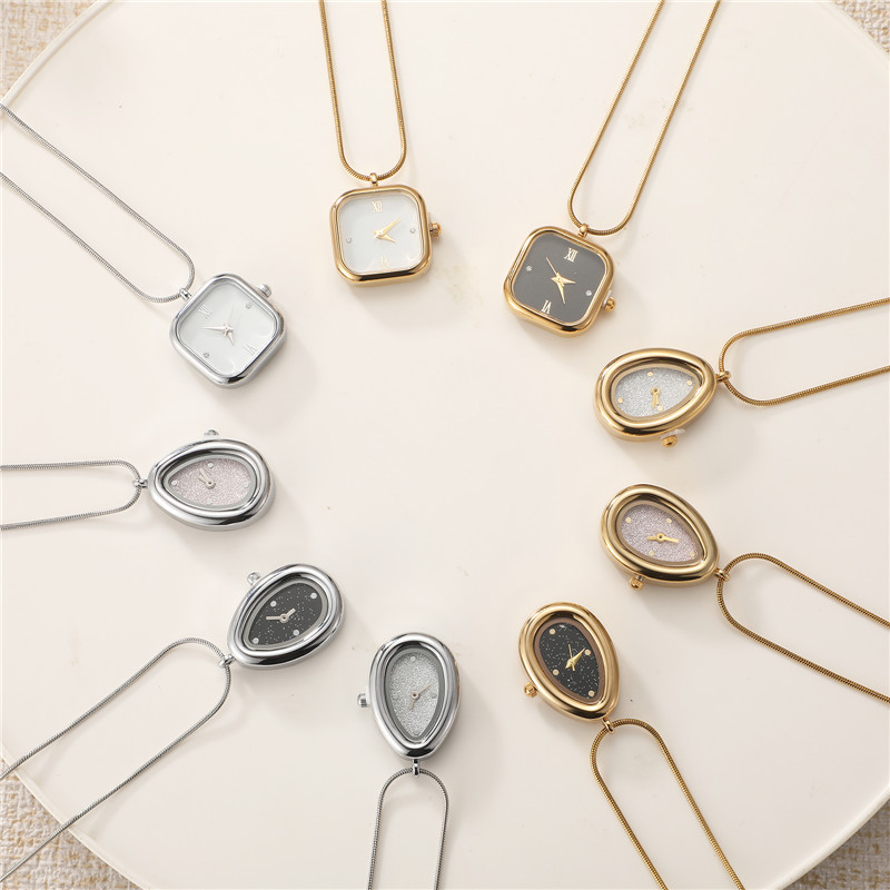 ساعة قلادة عصرية بتصميم مربع م - مراجعة Vintage Jewelry Watches Women وسعره