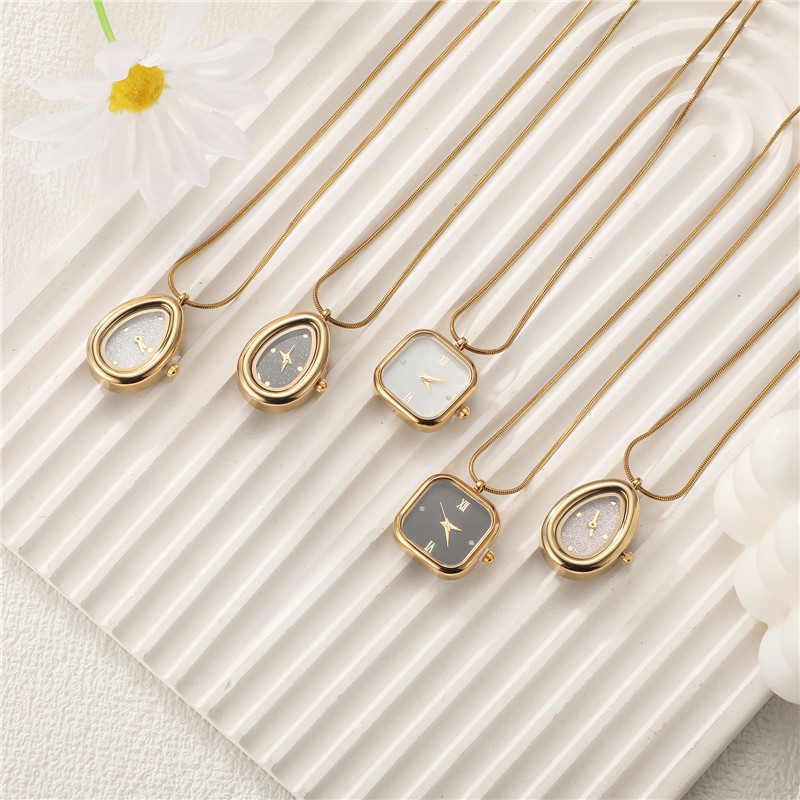 ساعة قلادة عصرية بتصميم مربع م - مراجعة Vintage Jewelry Watches Women وسعره